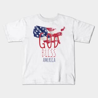 GOD BLESS AMERICA Kids T-Shirt